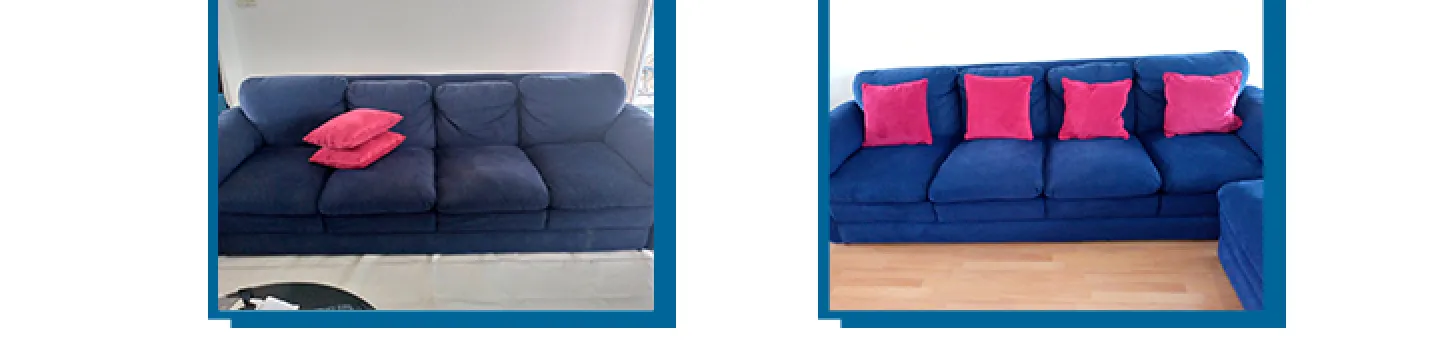 Sofa Biru Panjang
