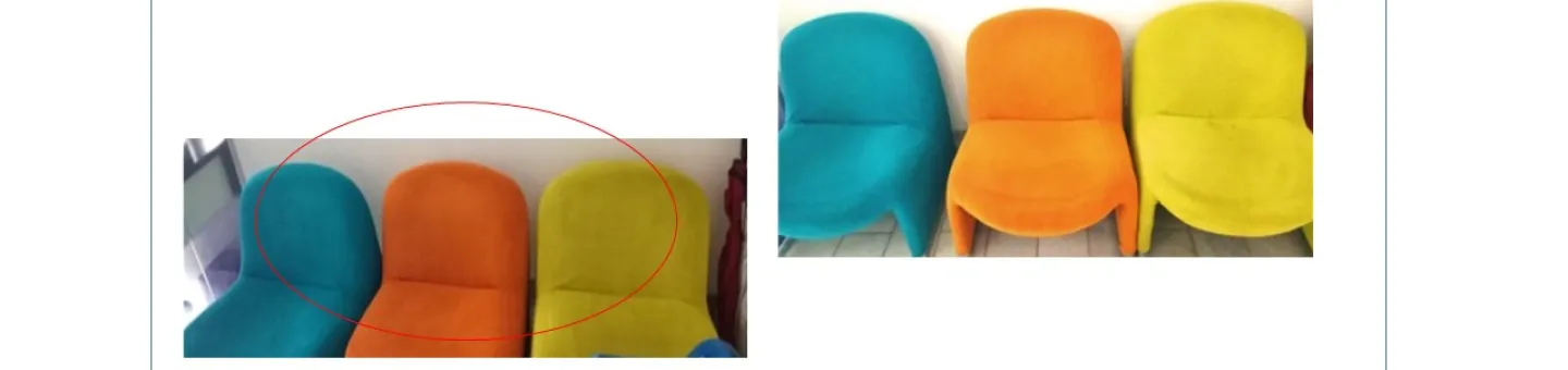 cuci sofa puff warna warni